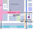 イーオフィスAKIBA3番館地図